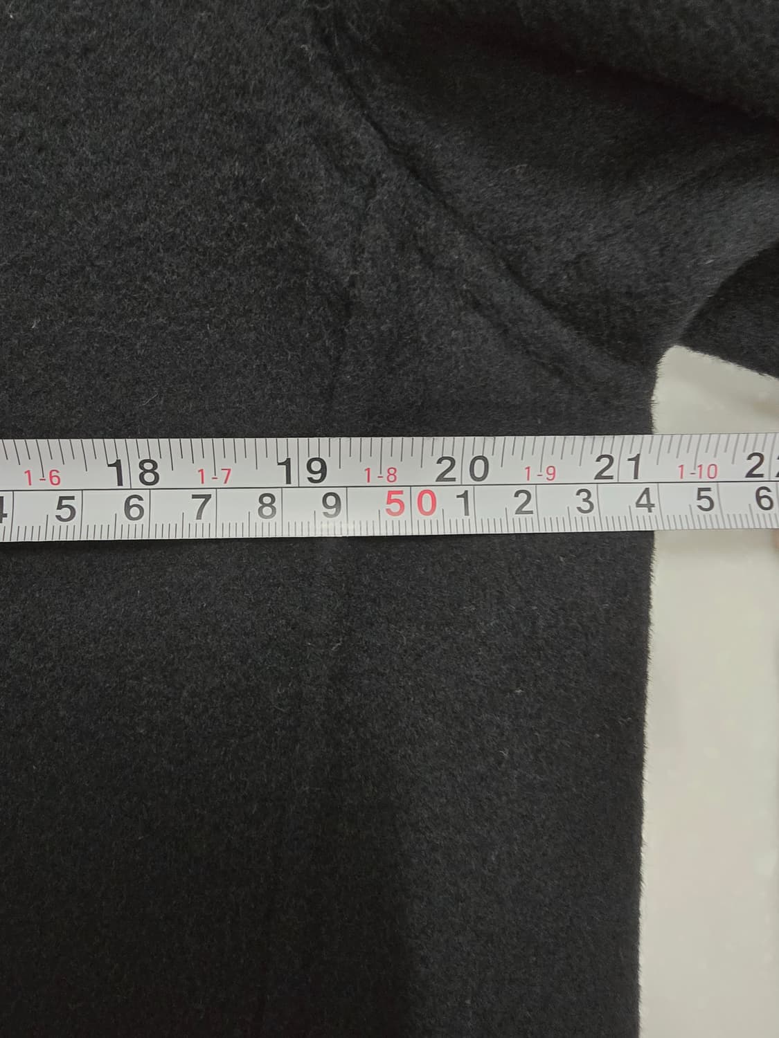 빈폴 블랙 롱 코트 모캐시미어 혼방 상품이미지9