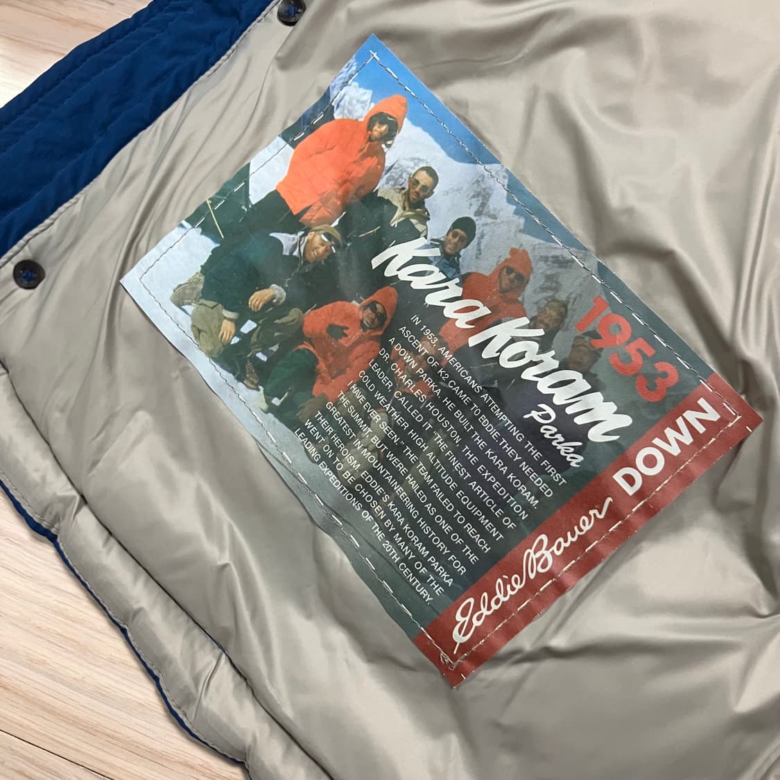 에디바우어 카라코람 구스다운 블루 Eddie Bauer 상품이미지9