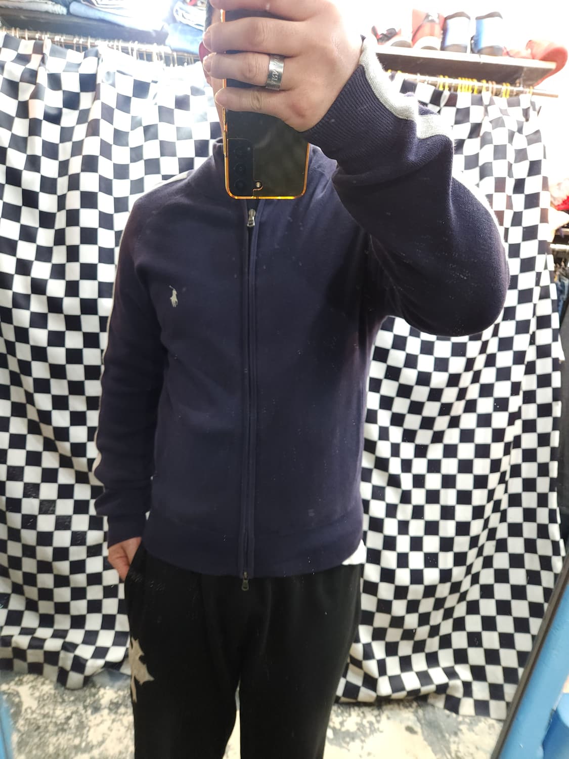 폴로 랄프로렌 00s 스판 코튼 집업자켓 상품이미지8