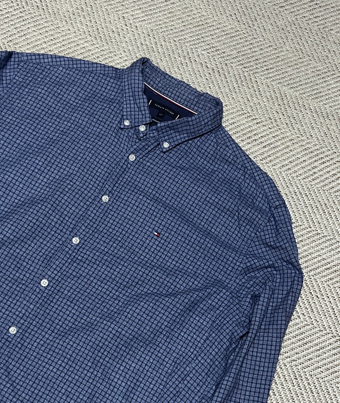 타미힐피거 오버핏 체크셔츠 남방 2XL 상품이미지7