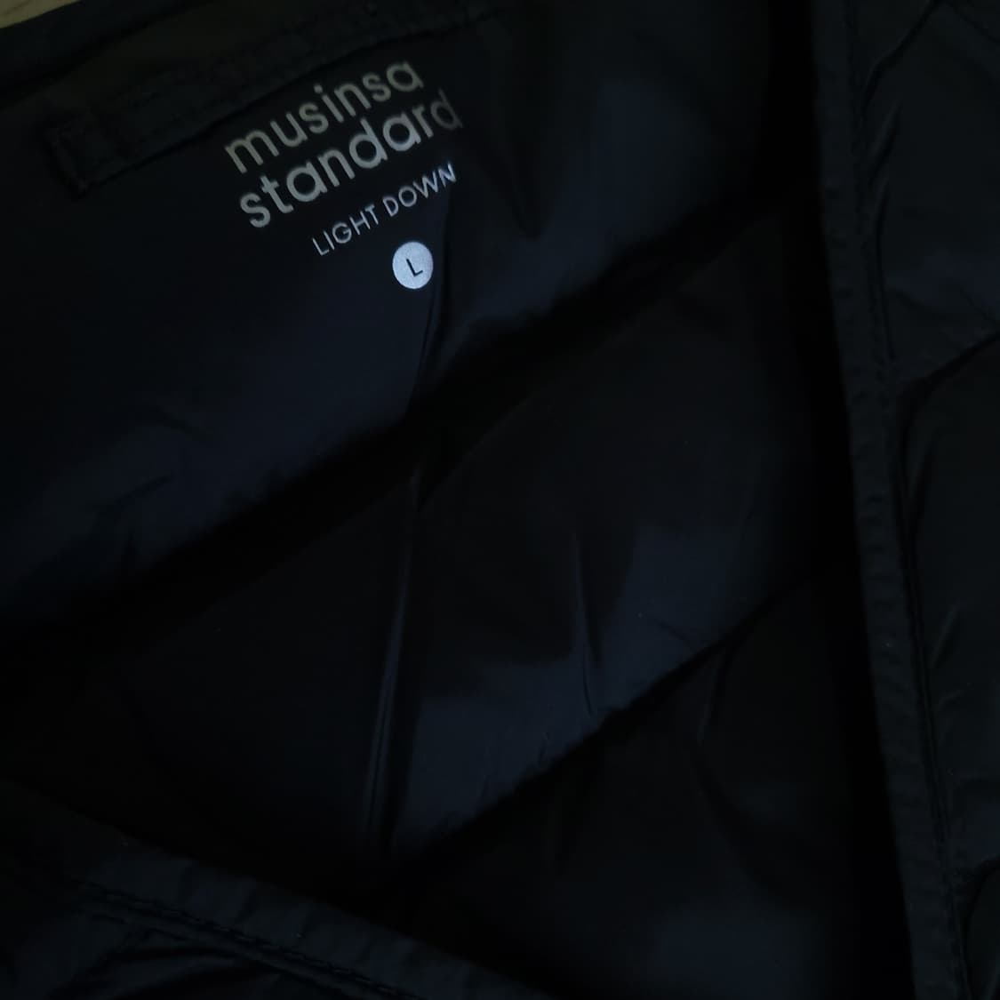 무신사 다운경량패딩조끼 100 -105 오리털 상품이미지6