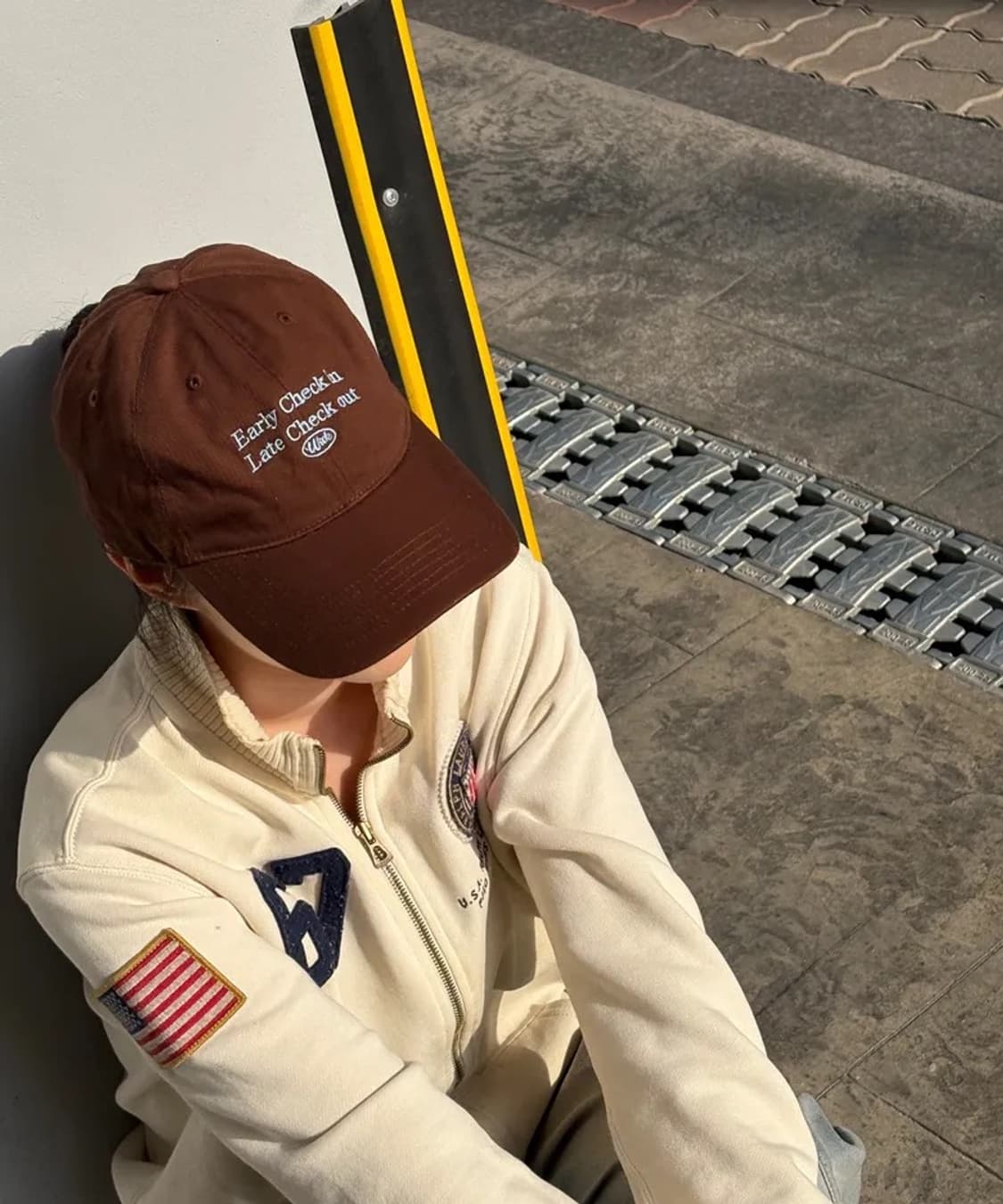 폴로 성조기 방패패치 니트집업 상품이미지2