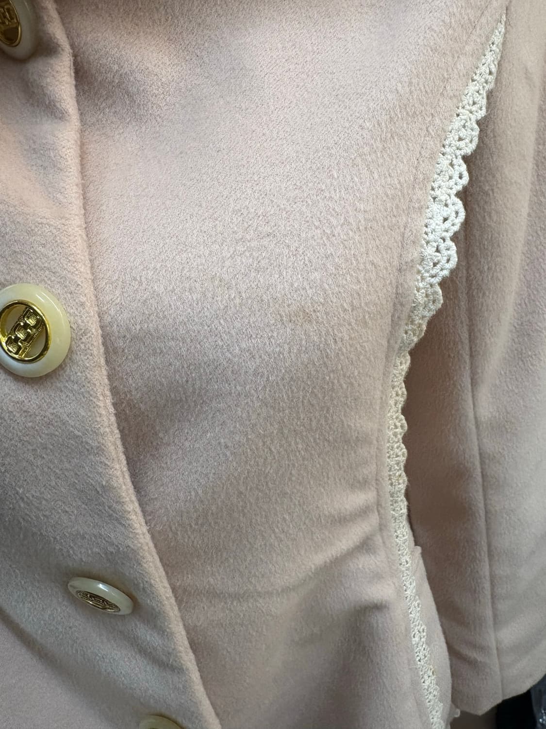 리즈리사 핑크 코트 상품이미지5