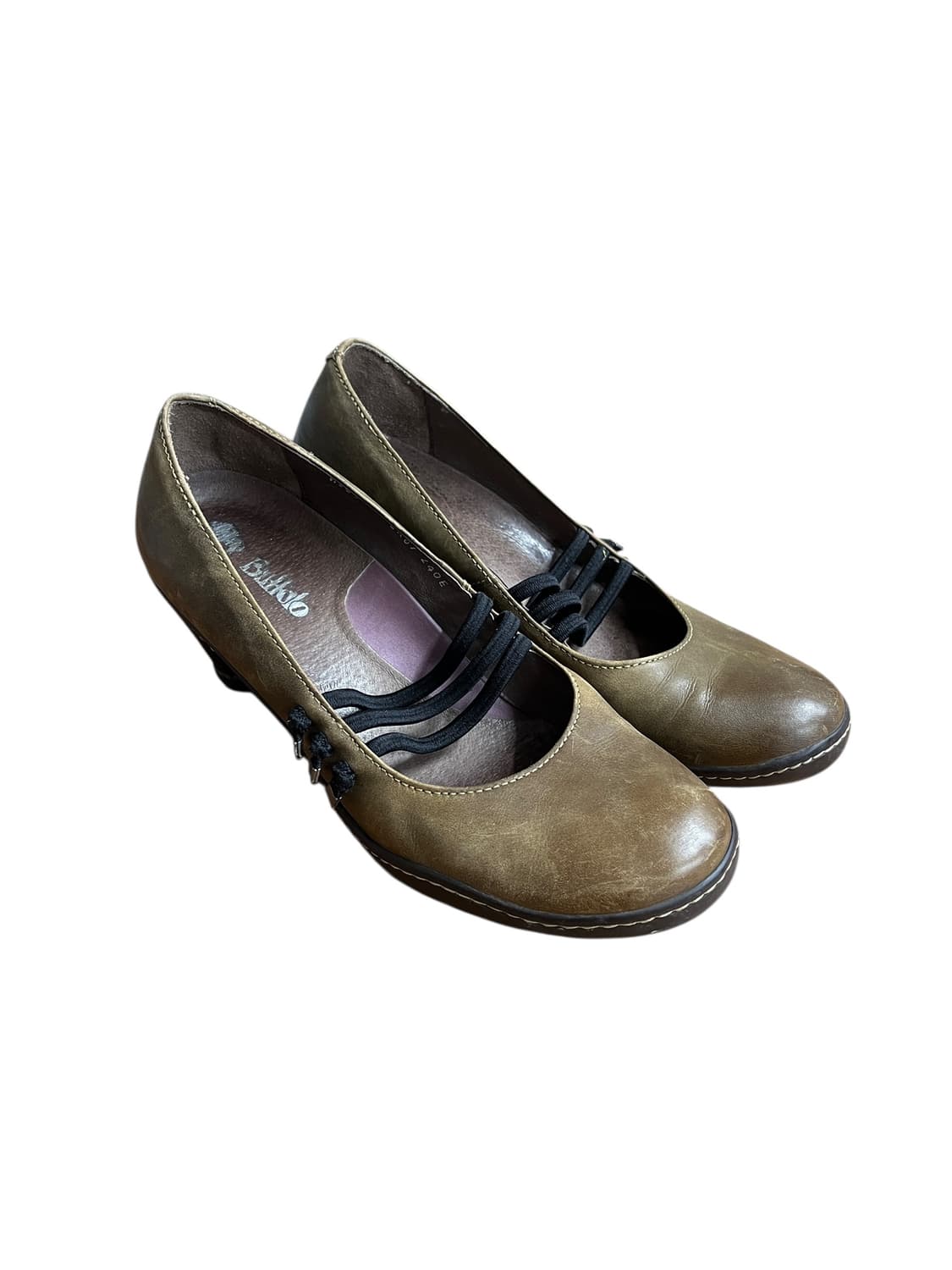 버팔로 웨스턴 레더 스트랩 힐 240 상품이미지1