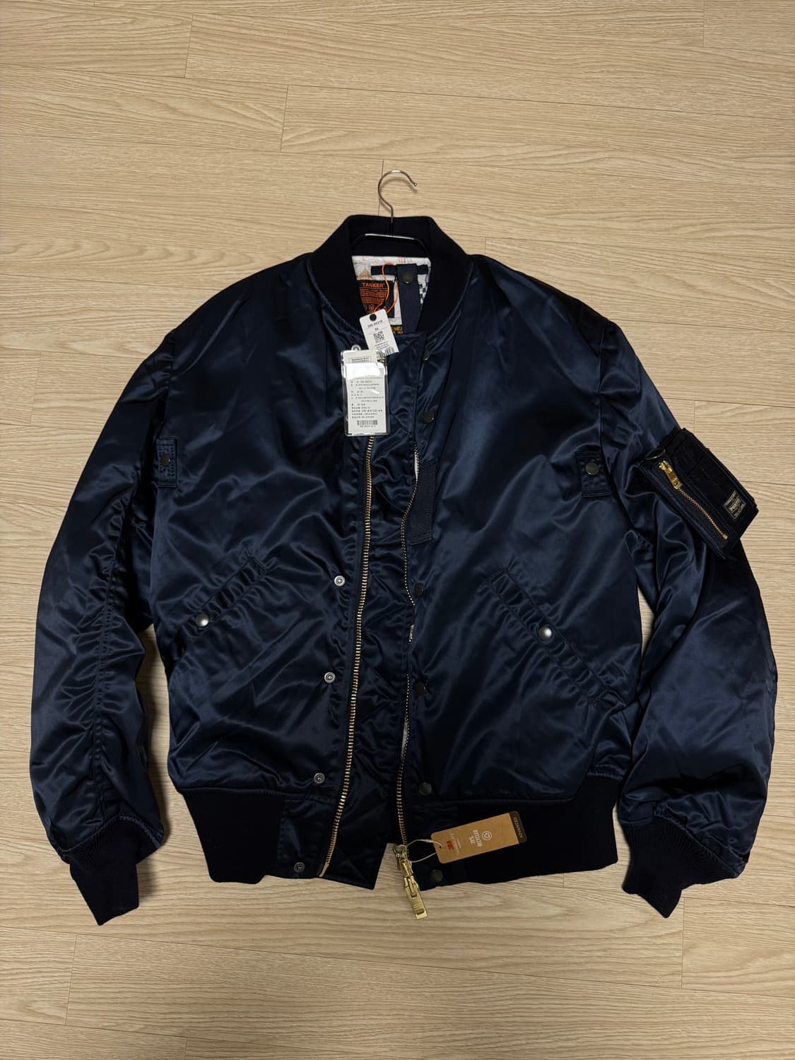 포터 x 버즈릭슨 콜라보 ma-1 navy (M사이즈) 상품이미지1