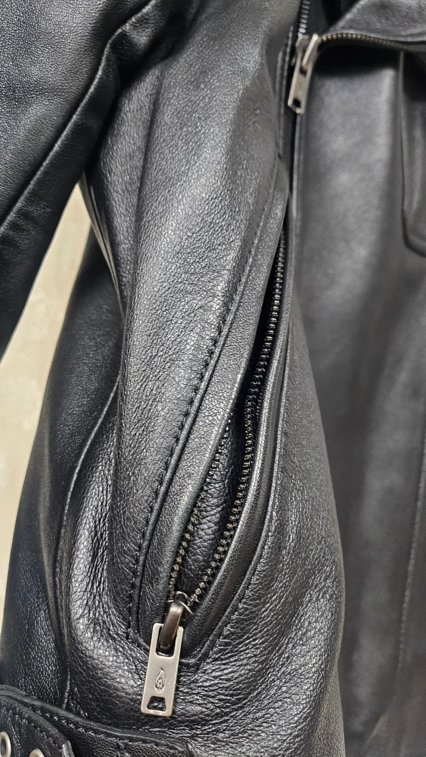 커스텀멜로우 양가죽 라이더자켓  상품이미지7