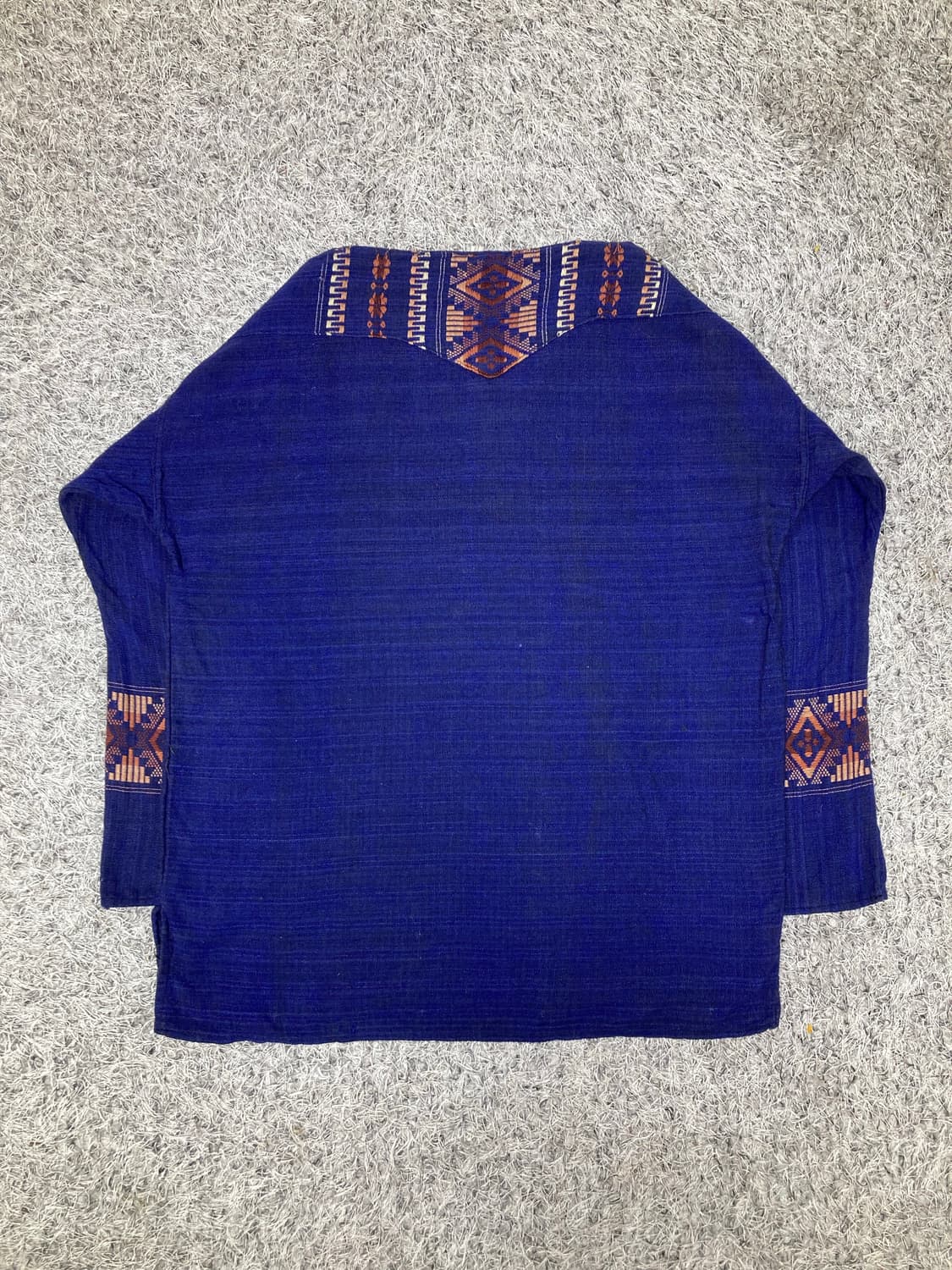 JPN vtg 에스닉 튜닉셔츠 상품이미지4