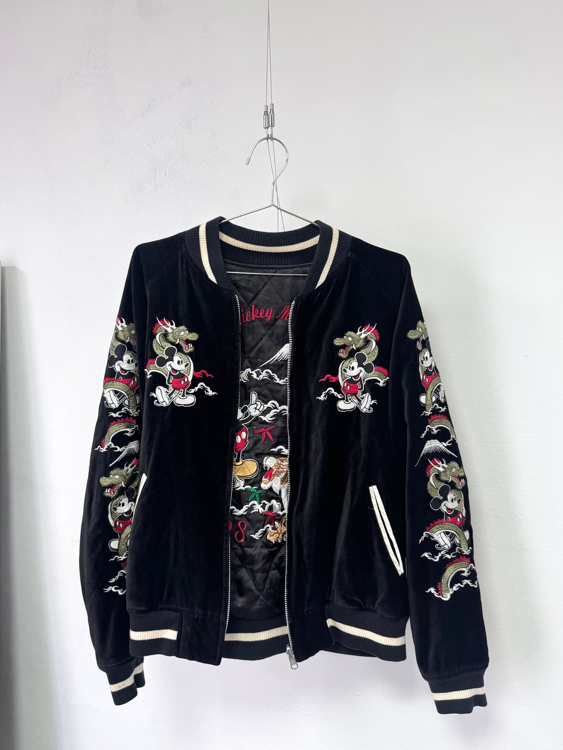 미키마우스 x 드래곤 자수 스카잔 상품이미지6