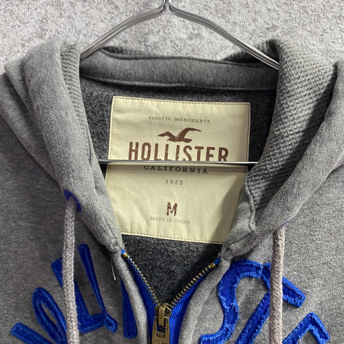 홀리스터 아치로고 서프 그레이 후드집업 B4508 상품이미지3