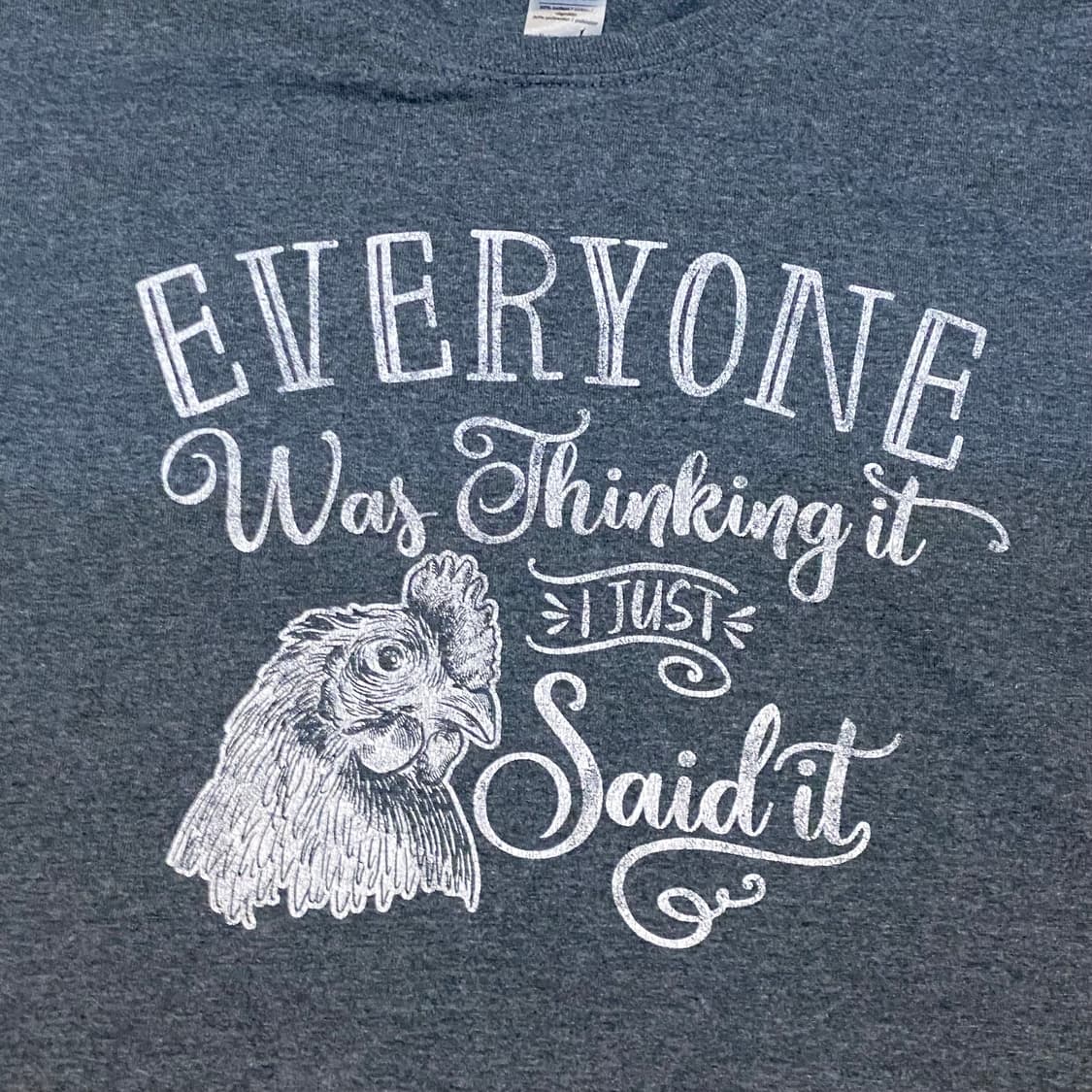 미국 빈티지 길단 보들면 에브리원 프린팅 포인트 반팔티 상품이미지3