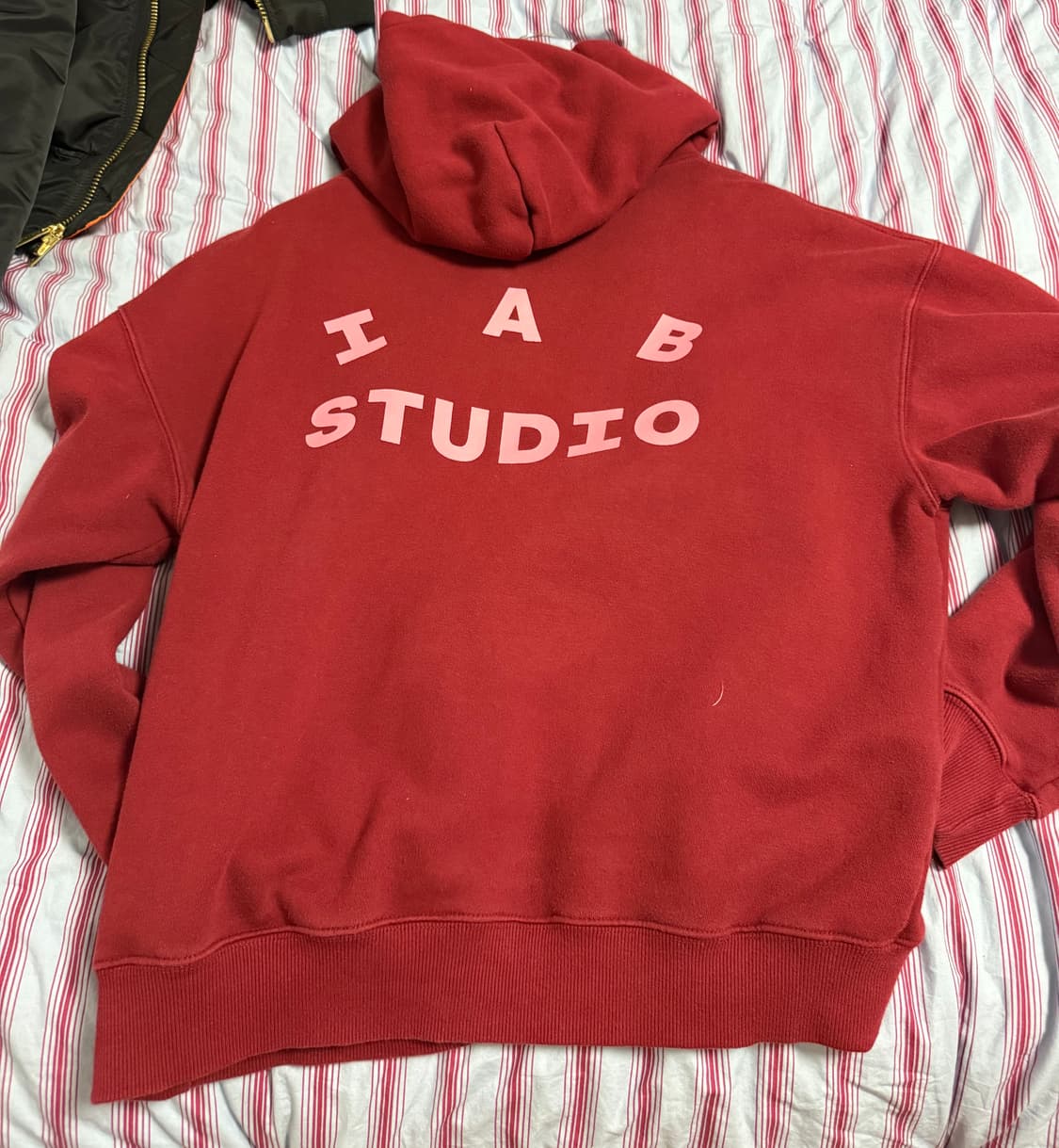 아이앱 스튜디오 후드티 라즈베리  상품이미지2