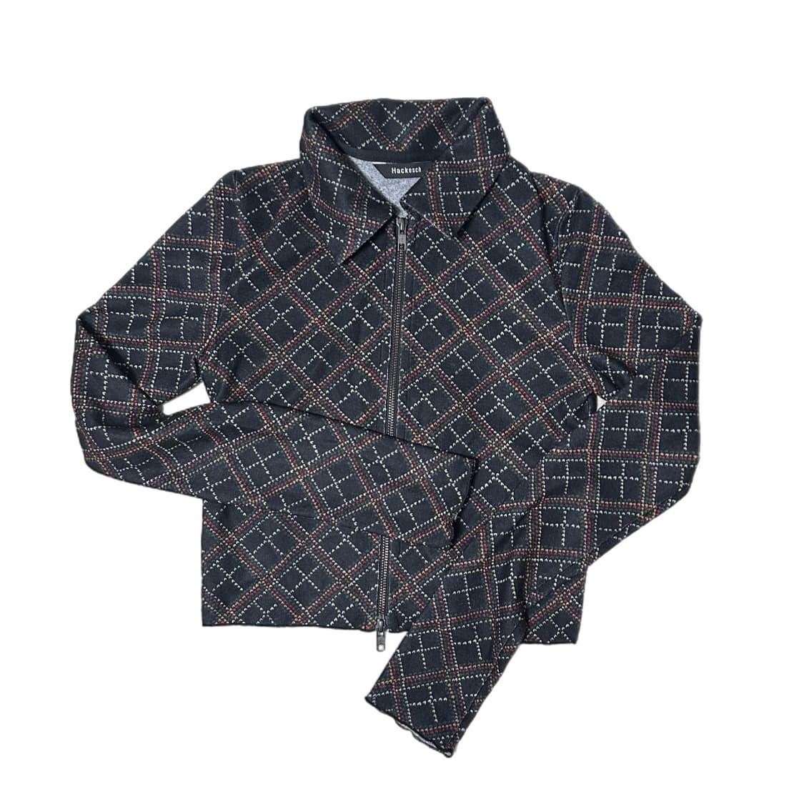 하케쉬 체크 투피스 미사용품 상품이미지3