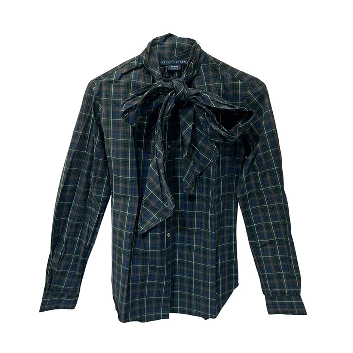 랄프로렌 체크 리본 칼라 셔츠 44 상품이미지1