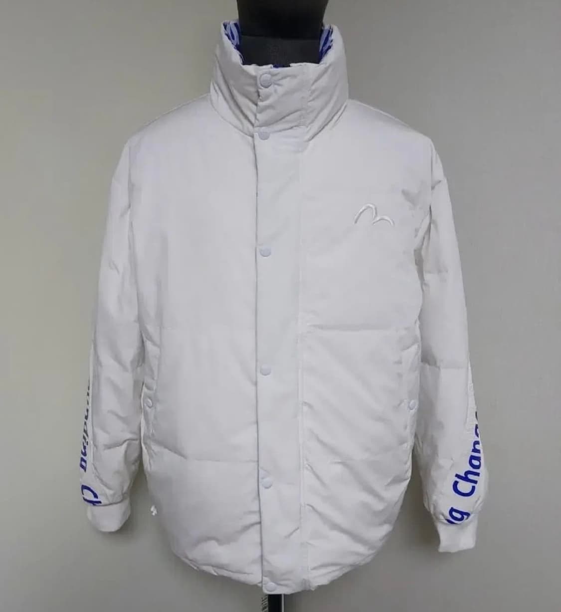 EVISU 양면 프린팅 패딩블루 리버시블 상품이미지2