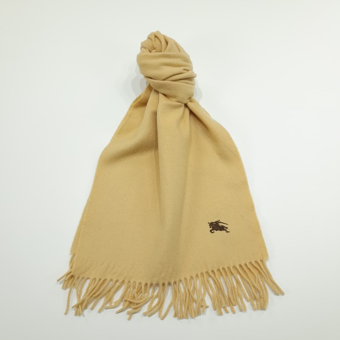 MX217 버버리 카멜머스타드 캐시미어 목도리 머플러 상품이미지1