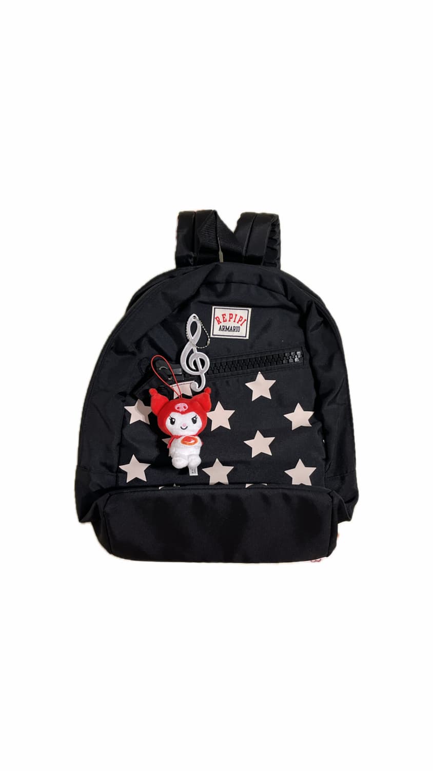 왕지퍼 별무늬 백팩 ⭐️ 상품이미지1