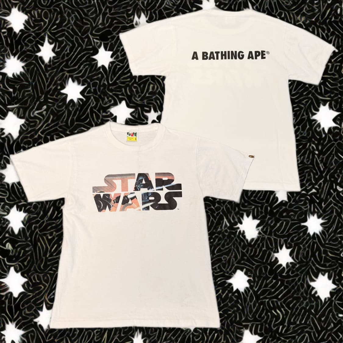 Bape x Star Wars 반팔 티셔츠 무비티 (S) 상품이미지1