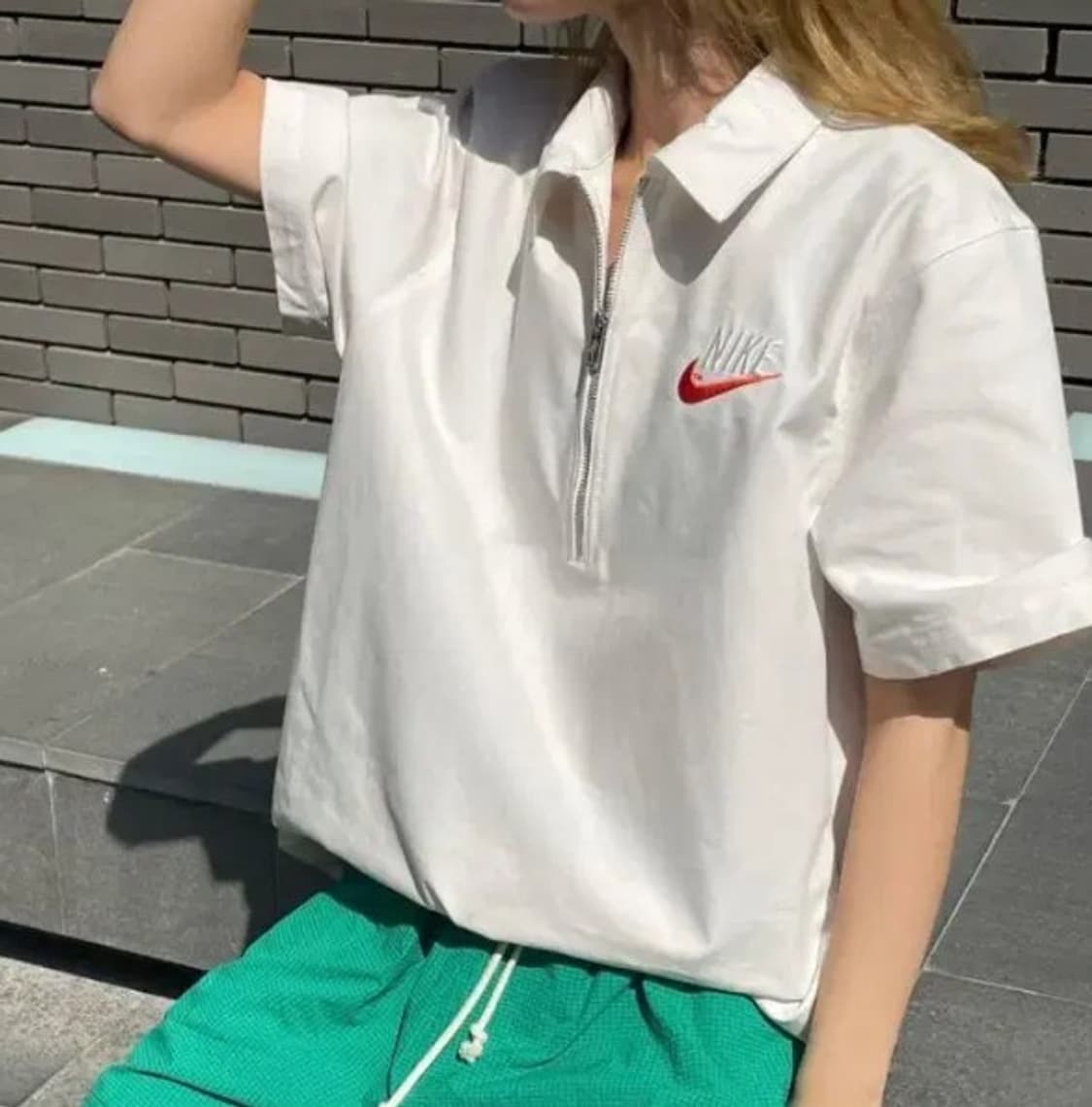 나이키 NSW 트렌드 반집업 오버 셔츠 상품이미지10