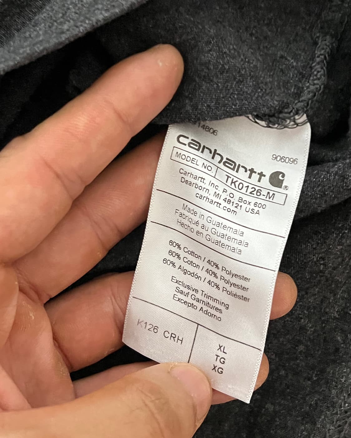 Carhartt Costal Longsleeve (Heather Gray 상품이미지5
