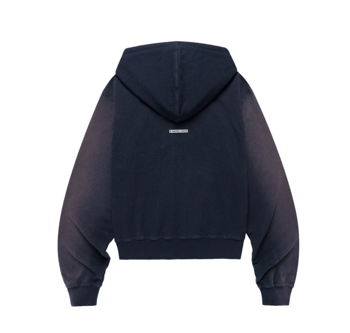 더바이닐하우스 크롭 후드집업 상품이미지2