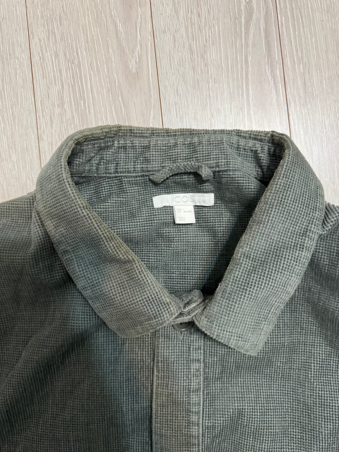 Cos 그린 코듀로이 셔츠 L 상품이미지3