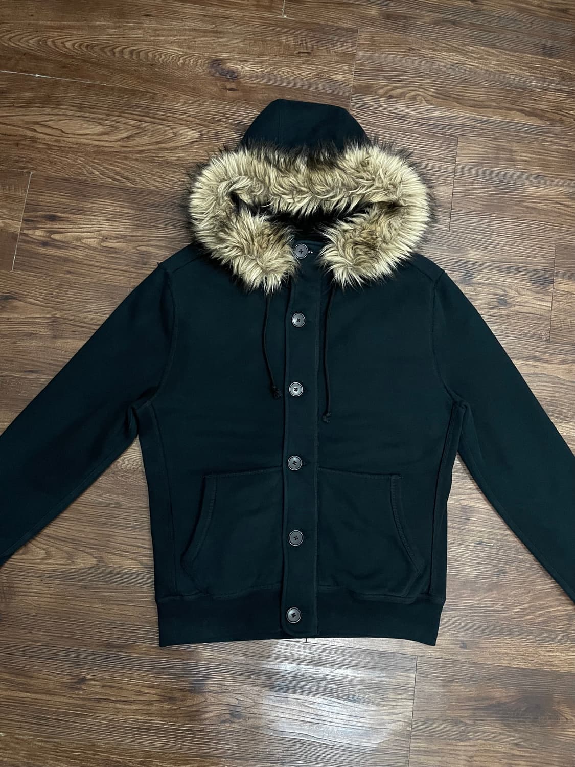 폴로 랄프로렌 N2B 울프죠 후드퍼 자켓 블랙 상품이미지1