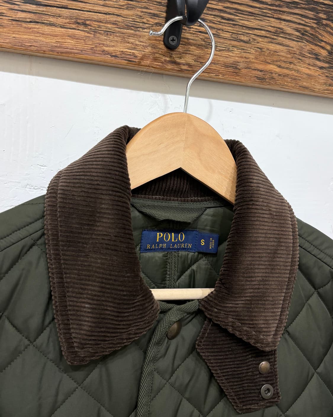 Polo 폴로 랄프로렌 신형 카키컬러 퀄팅 자켓 상품이미지3