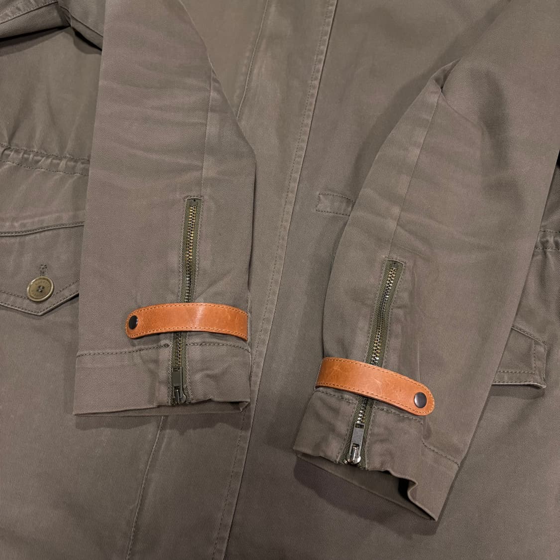 M-L 라코스테 카키 M65 피쉬테일 야상자켓 상품이미지3