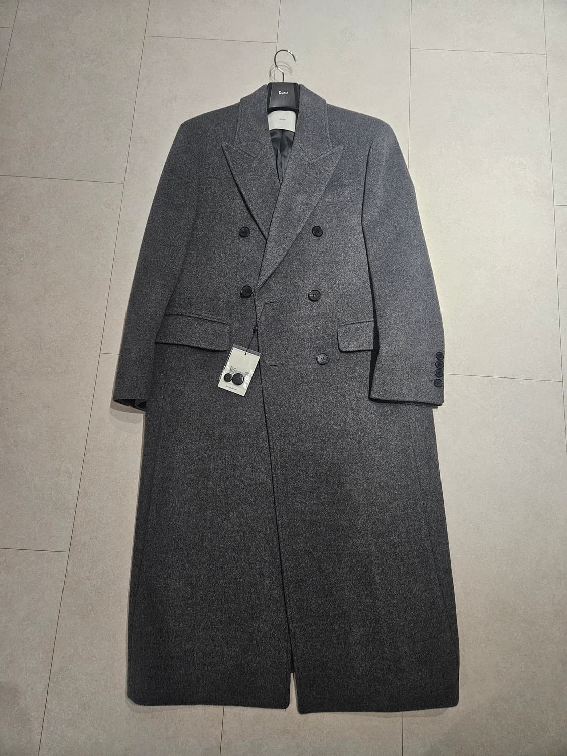 던스트 유니섹스 터일러드 캐시미어 코트  상품이미지3
