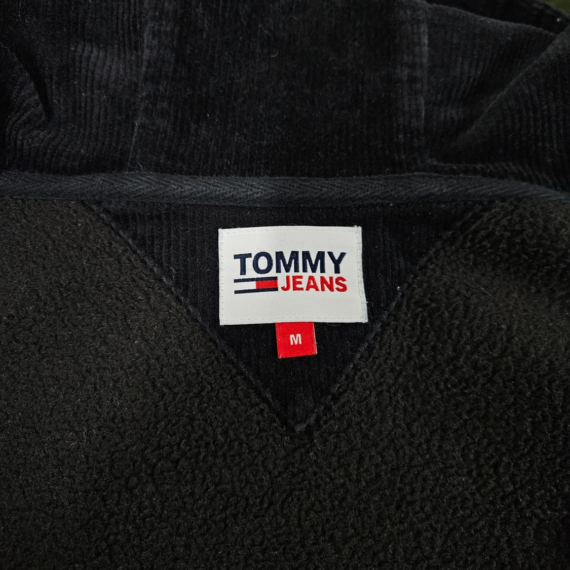 M 100) 타미 진스 코듀로이 후리스 후드집업 상품이미지5