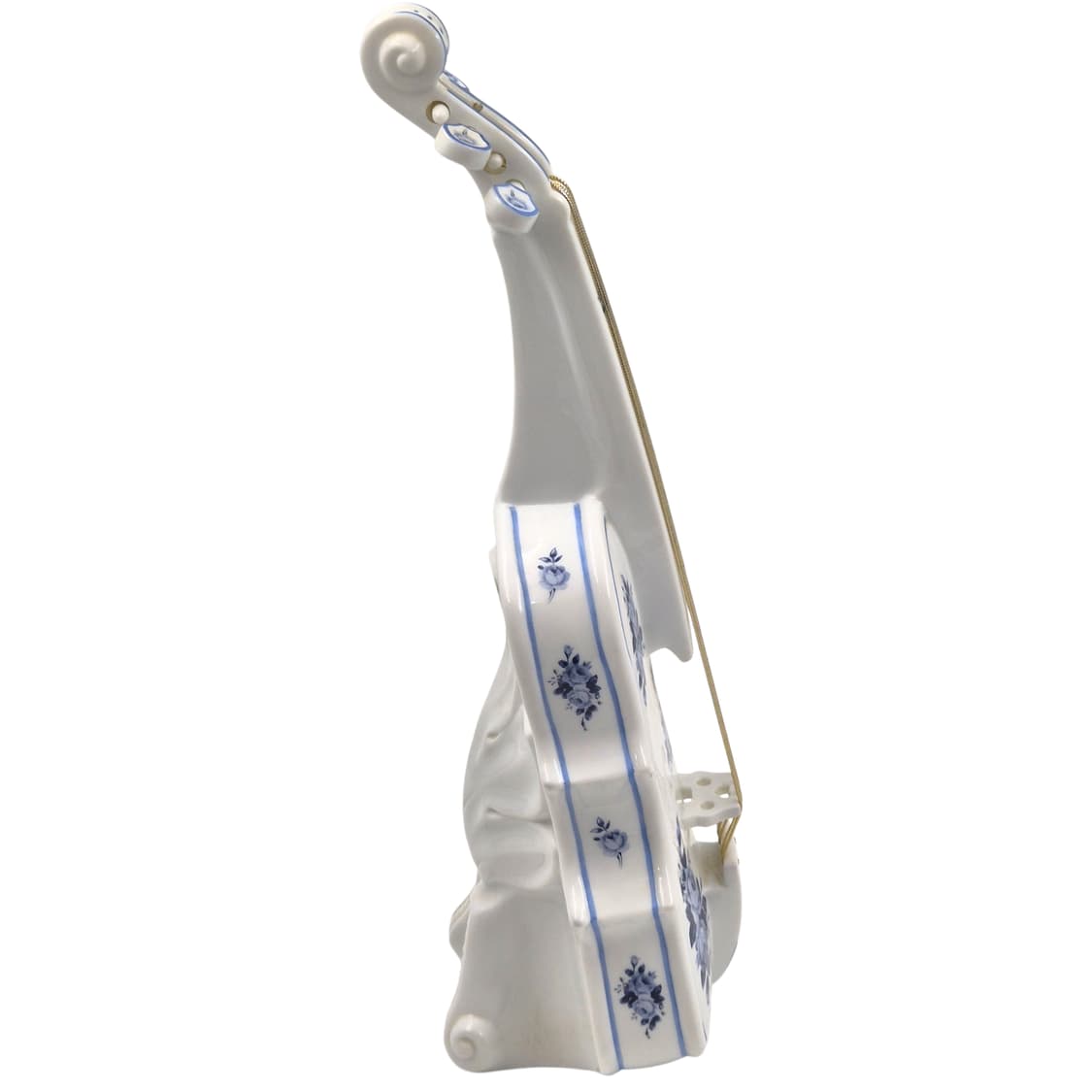 70s 이탈리아 드먼 포셀린 플로랄 바이올린 빅 램프 상품이미지6