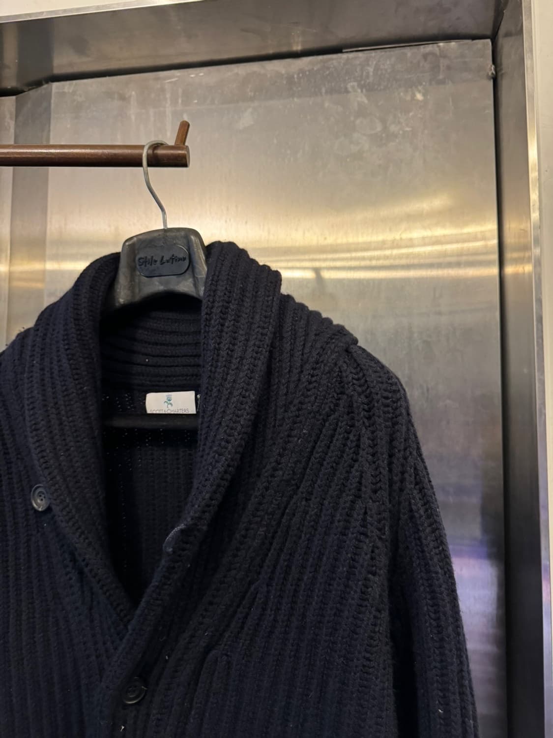 스콧앤차터 스코틀랜드 숄칼라 가디건 상품이미지5