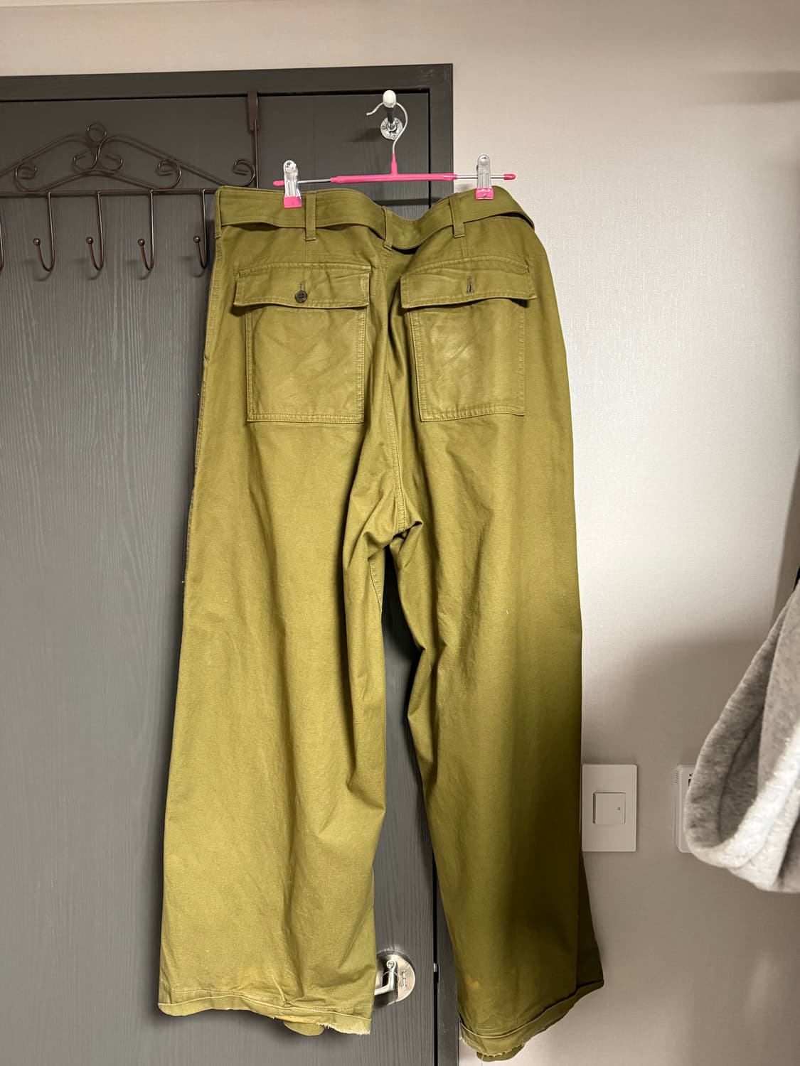 꼼데가르송 옴므 24FW 벨티드 팬츠 m 상품이미지3