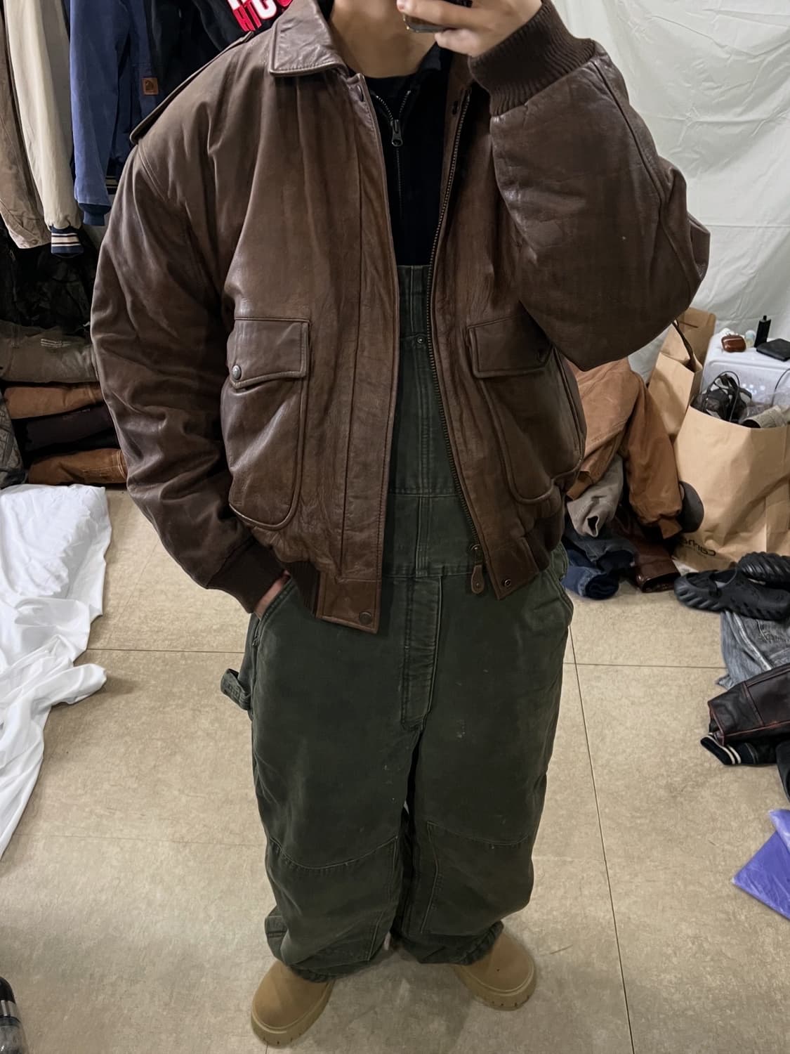 하드락카페 뉴올리언스 가죽 자켓 상품이미지5