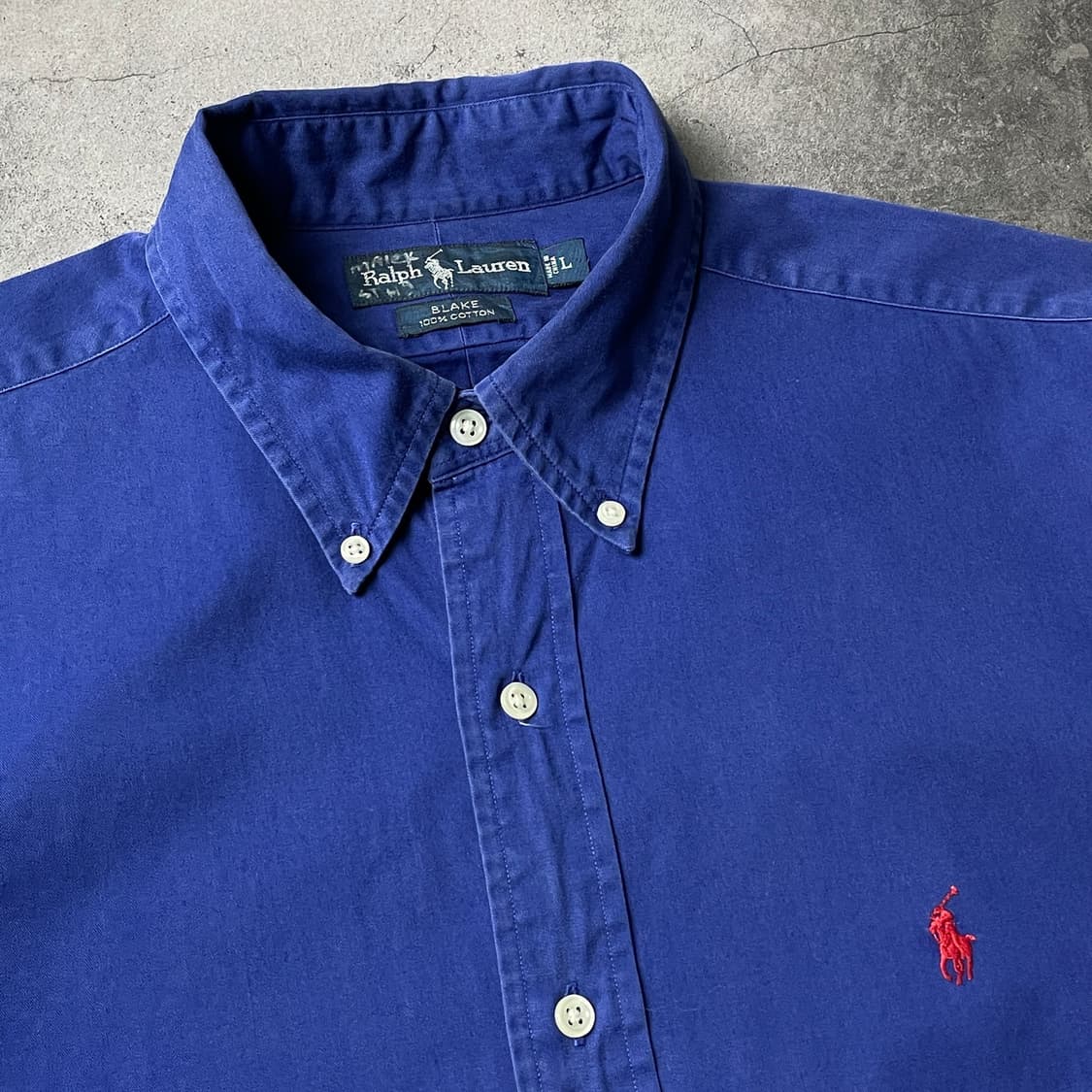 RALPH LAUREN 랄프로렌 블루 다운버튼 셔츠 A01098 상품이미지2