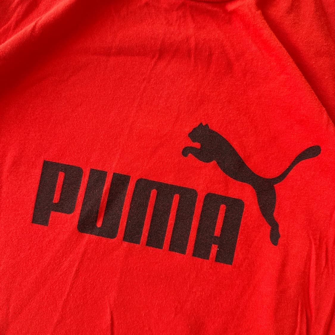 90's 푸마 올드스쿨 반팔 티셔츠 XL  상품이미지3