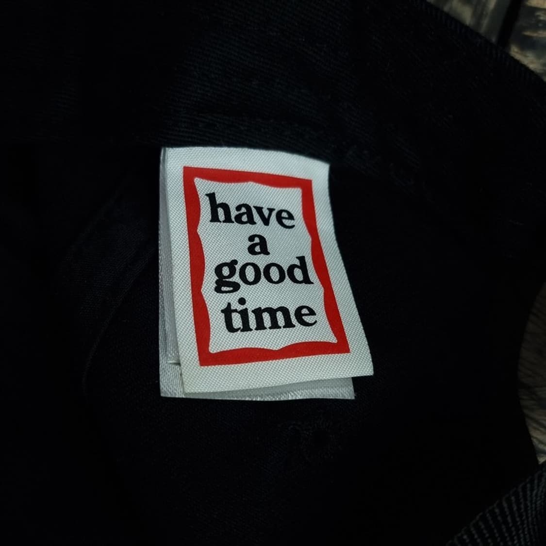 [해브어굿타임] 로고 자수 캡 블랙 M19271 상품이미지8