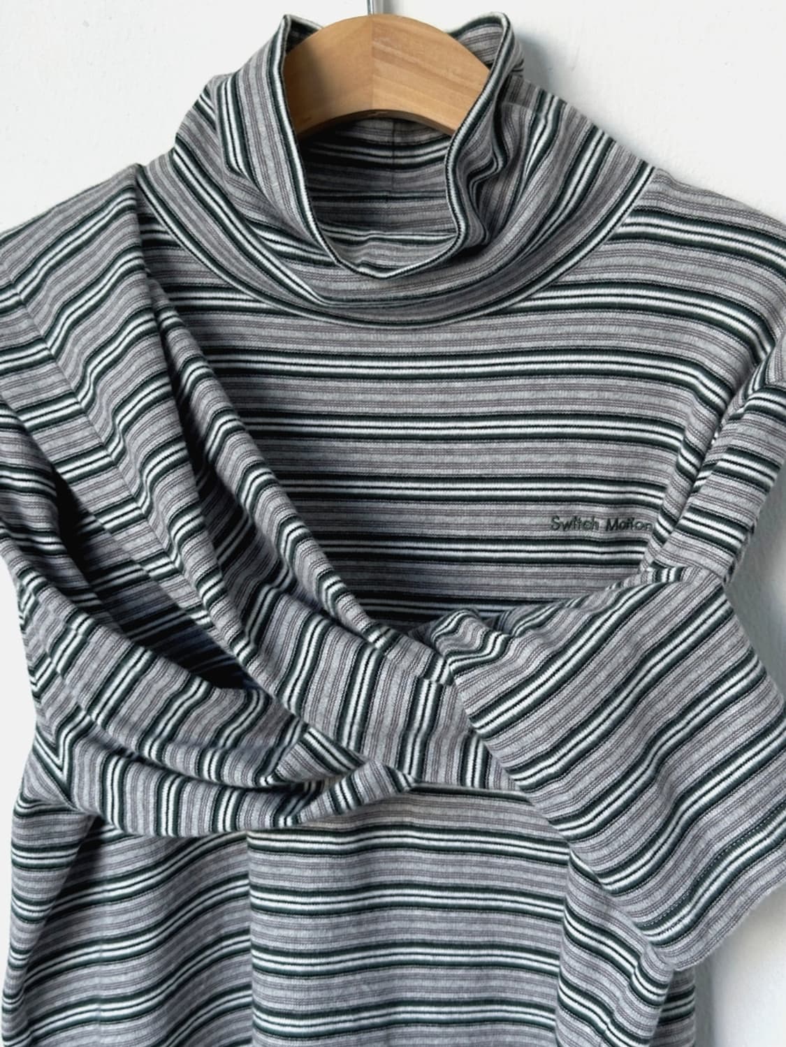 Stripe pattern high gauge fabric stretch 상품이미지1