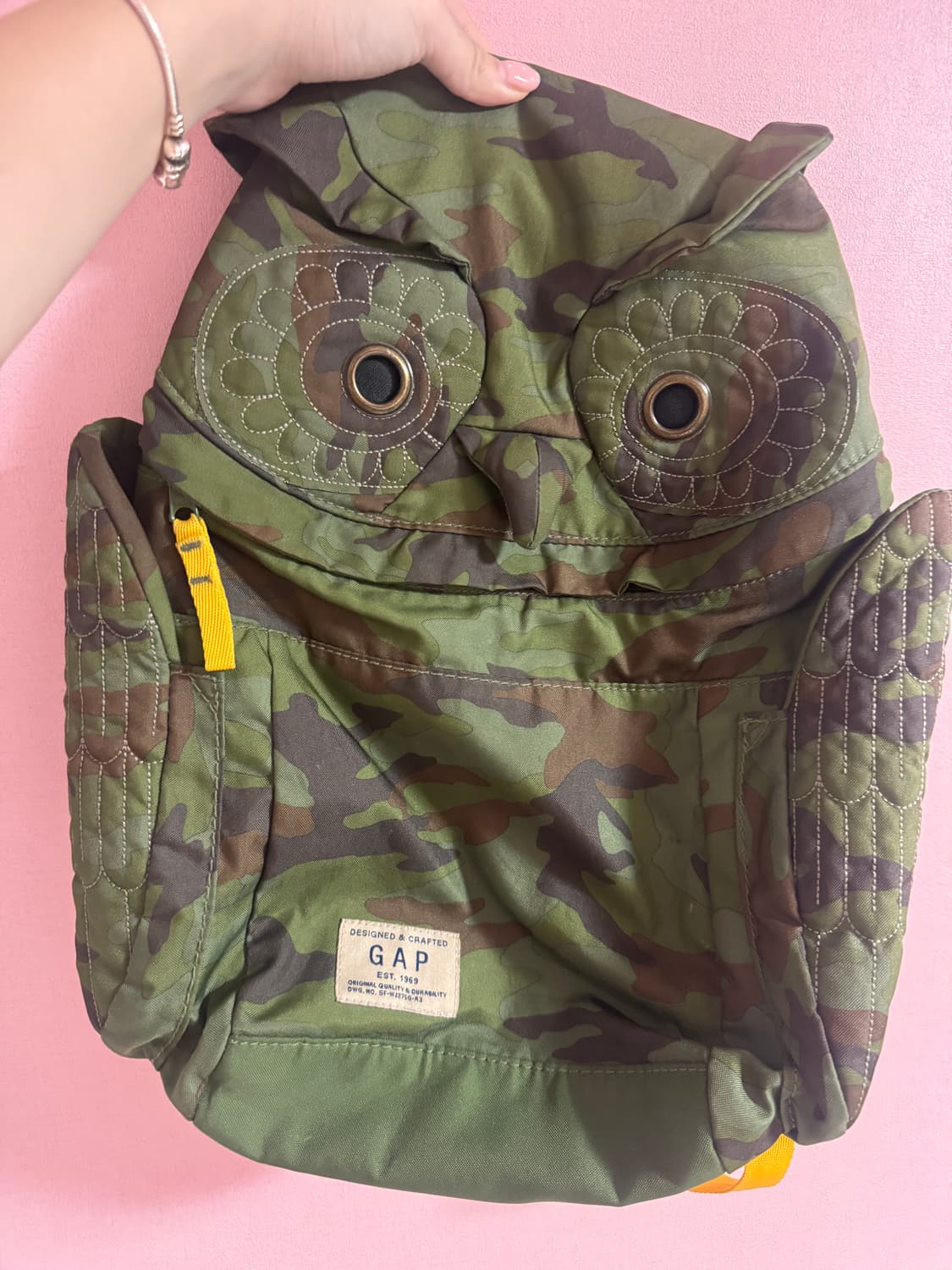 카모 갭 gap 부엉이 빈티지 가방  상품이미지1