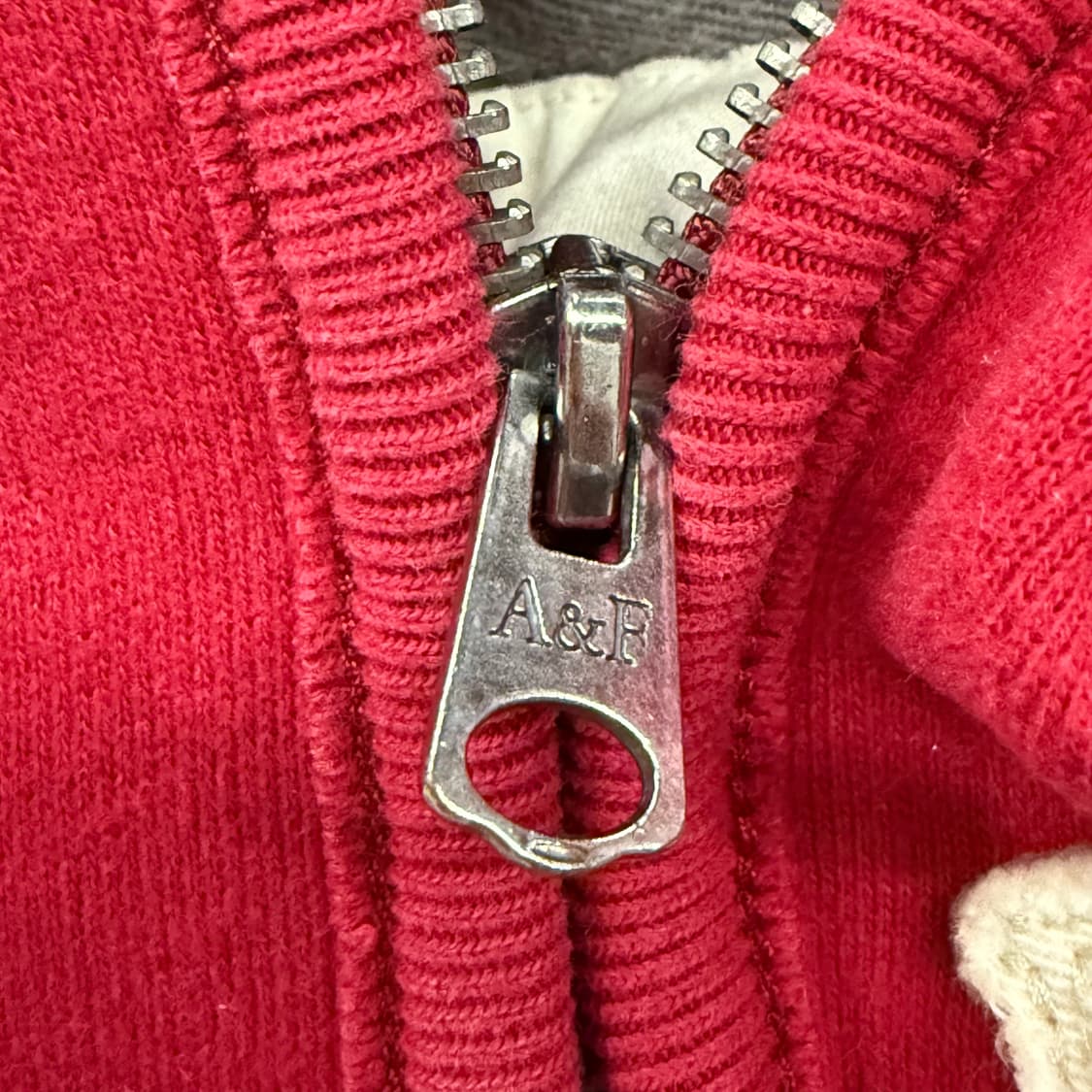 아베크롬비 레드 후드집업 상품이미지7