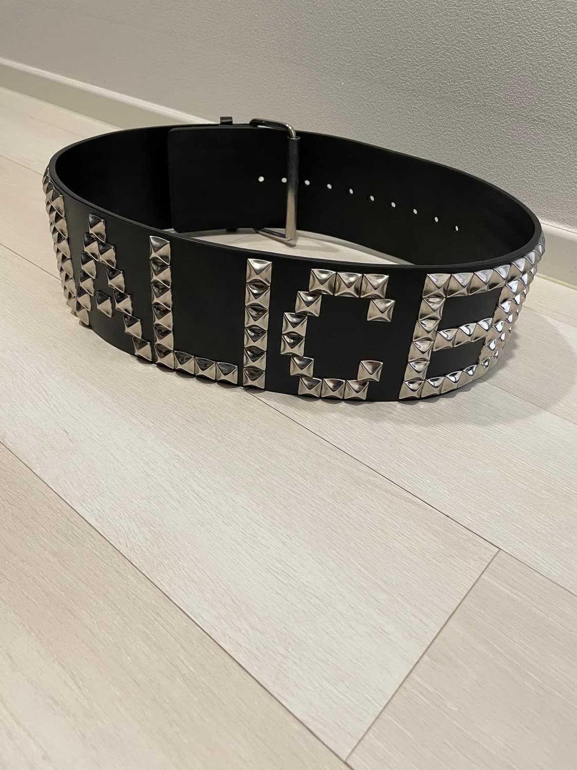 Alice Hollywood 스터드 레더 벨트 상품이미지2