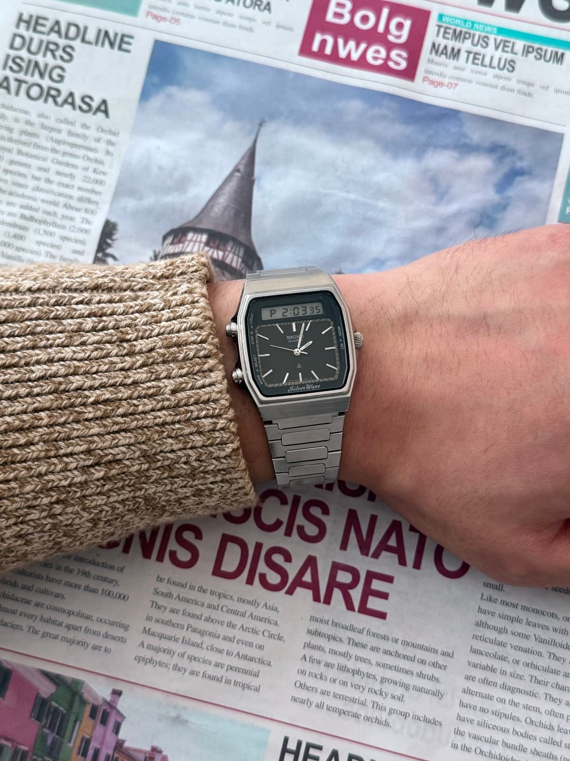 Seiko 세이코 SilverWave 아나디지 상품이미지5