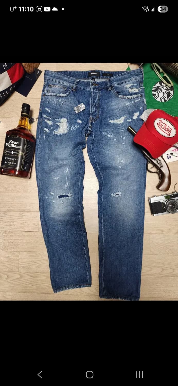 JUST CAvalli 디스트로이드 데님 청바지 팬츠 상품이미지2