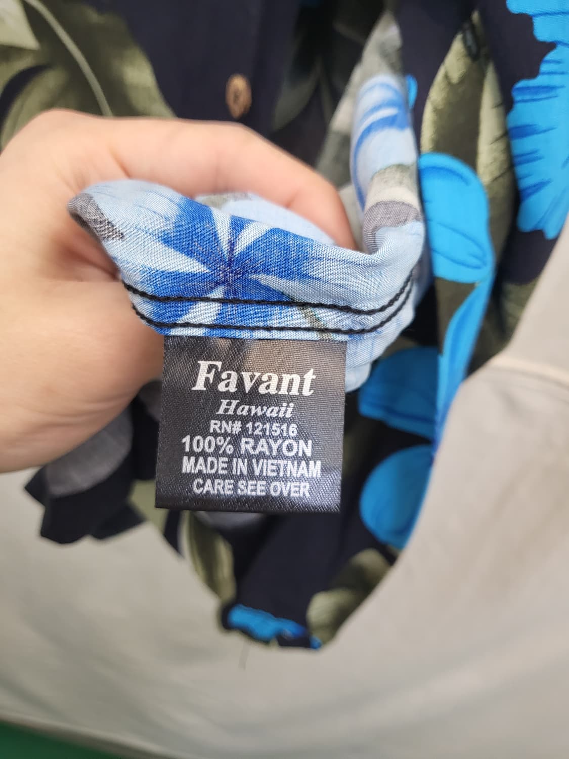 Favant 플라워 하와이안 반팔 셔츠 상품이미지4