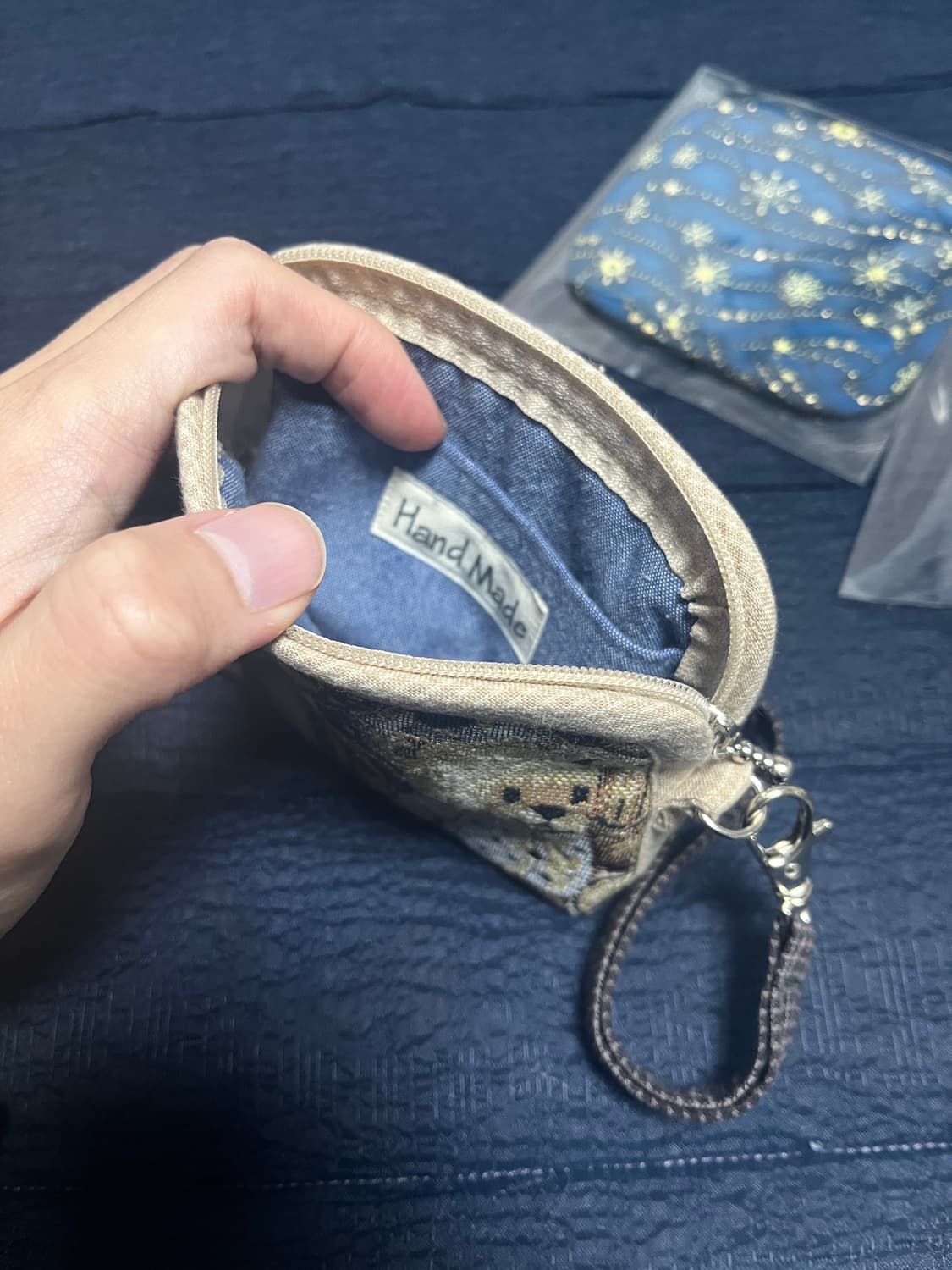 곰세마리 반지갑 곰 파우치 상품이미지9