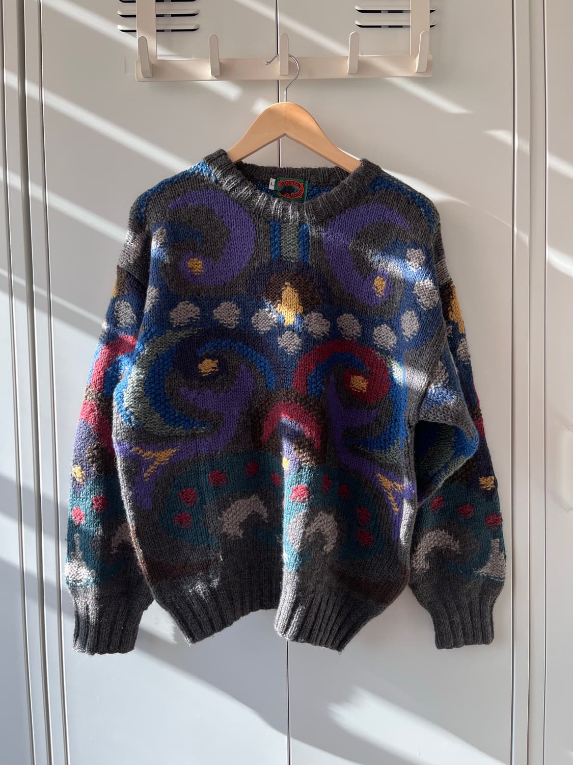 Boston traders 패턴 울 니트 상품이미지1