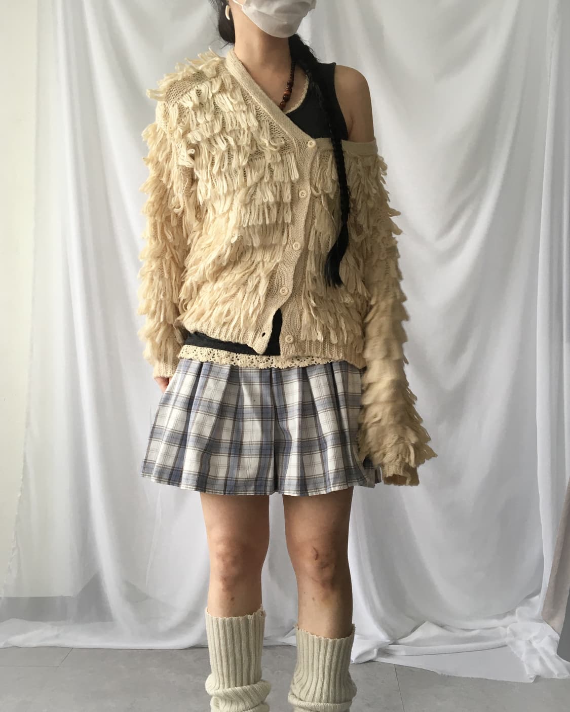 Fluffy knit cardigan 상품이미지6