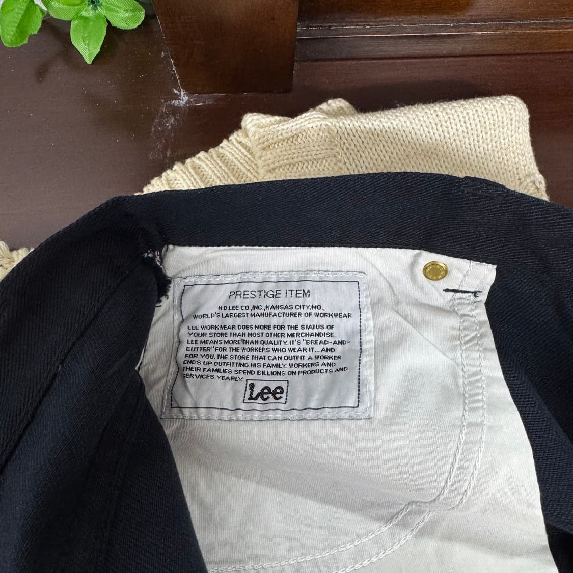 Lee 라이더스 딥네이비 코튼 팬츠 (36)   상품이미지6