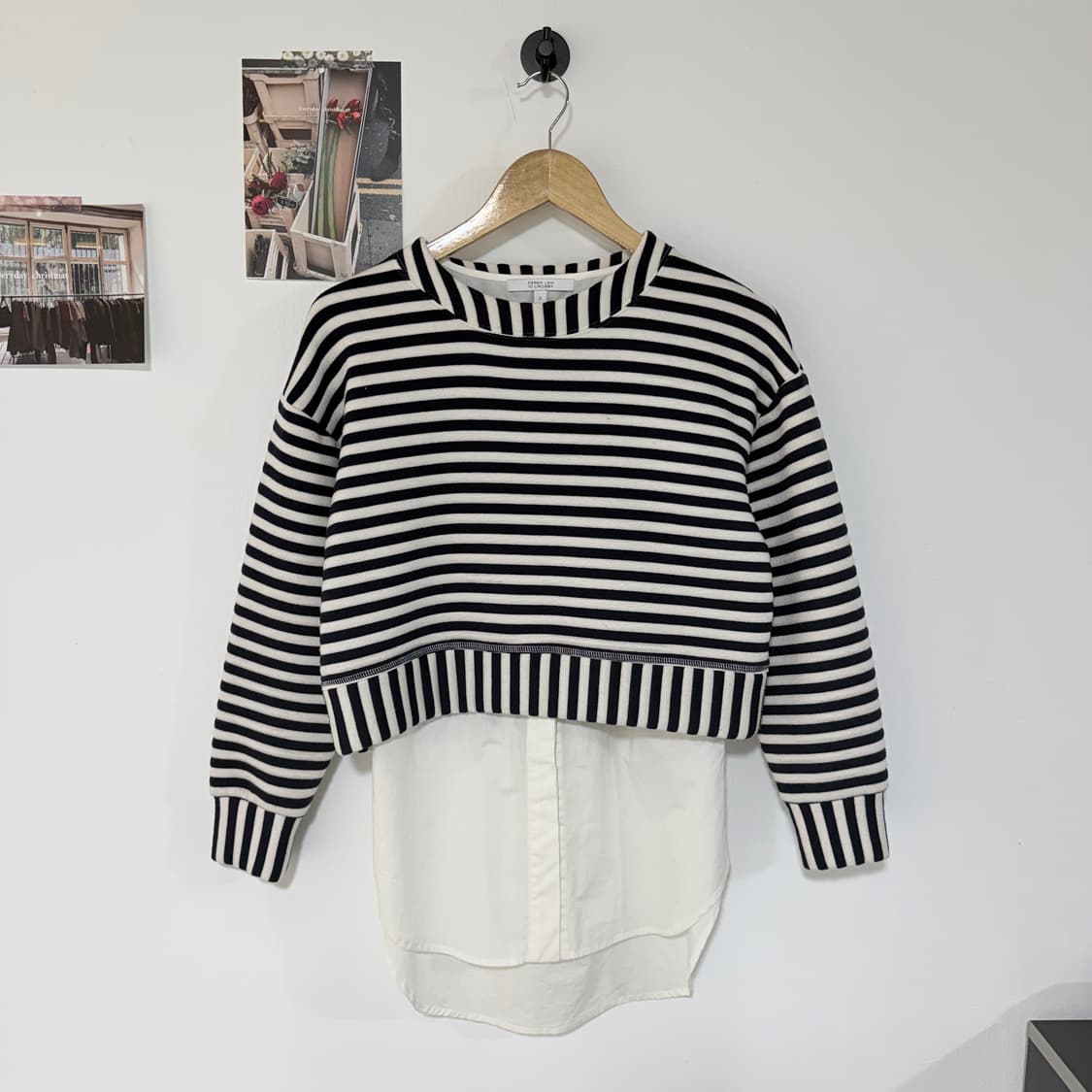 [2] derek lam 10 크로스비 맨투맨 셔츠 상품이미지1