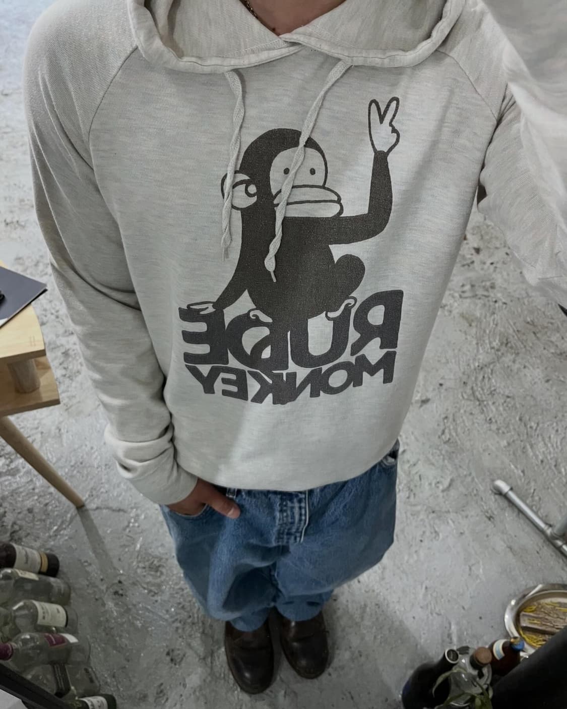 D.T.S.G saru hoodie 상품이미지1